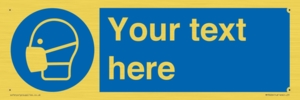 MP3026: Custom Face Mask Sign