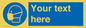 MP3026: Custom Face Mask Sign