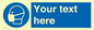 MP3026: Custom Face Mask Sign