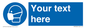 MP3026: Custom Face Mask Sign