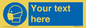 MP3026: Custom Face Mask Sign