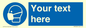 MP3026: Custom Face Mask Sign