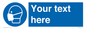MP3026: Custom Face Mask Sign