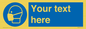 MP3026: Custom Face Mask Sign