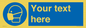 MP3026: Custom Face Mask Sign