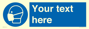 MP3026: Custom Face Mask Sign