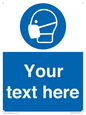 MP3026: Custom Face Mask Sign