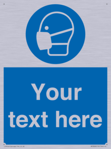 MP3026: Custom Face Mask Sign
