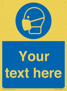 MP3026: Custom Face Mask Sign