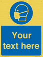 MP3026: Custom Face Mask Sign
