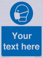 MP3026: Custom Face Mask Sign