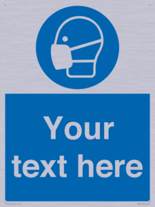 MP3026: Custom Face Mask Sign