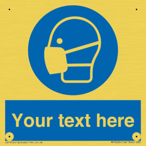 MP3026: Custom Face Mask Sign