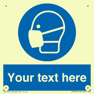 MP3026: Custom Face Mask Sign