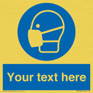 MP3026: Custom Face Mask Sign