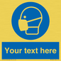 MP3026: Custom Face Mask Sign
