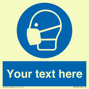 MP3026: Custom Face Mask Sign