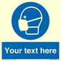 MP3026: Custom Face Mask Sign