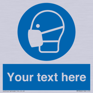 MP3026: Custom Face Mask Sign
