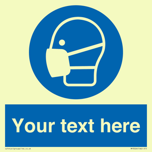MP3026: Custom Face Mask Sign