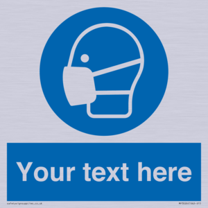 MP3026: Custom Face Mask Sign