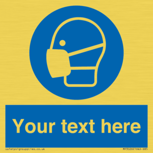MP3026: Custom Face Mask Sign