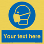 MP3026: Custom Face Mask Sign