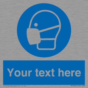 MP3026: Custom Face Mask Sign