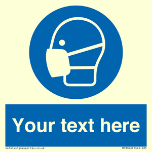 MP3026: Custom Face Mask Sign