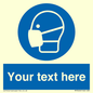 MP3026: Custom Face Mask Sign