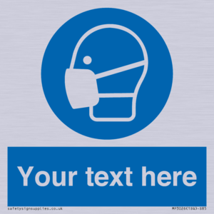 MP3026: Custom Face Mask Sign