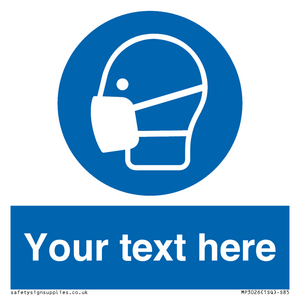 MP3026: Custom Face Mask Sign