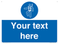 MP3028: Custom Safety Harness Sign