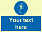 MP3028: Custom Safety Harness Sign