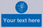 MP3028: Custom Safety Harness Sign
