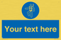 MP3028: Custom Safety Harness Sign