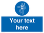 MP3028: Custom Safety Harness Sign
