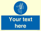 MP3028: Custom Safety Harness Sign