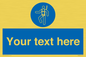 MP3028: Custom Safety Harness Sign
