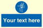 MP3028: Custom Safety Harness Sign