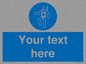 MP3028: Custom Safety Harness Sign