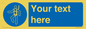 MP3028: Custom Safety Harness Sign