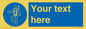 MP3028: Custom Safety Harness Sign