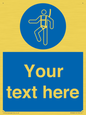MP3028: Custom Safety Harness Sign