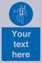 MP3028: Custom Safety Harness Sign