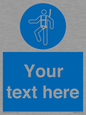 MP3028: Custom Safety Harness Sign