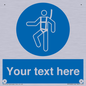 MP3028: Custom Safety Harness Sign