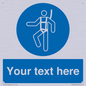MP3028: Custom Safety Harness Sign