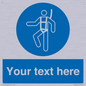 MP3028: Custom Safety Harness Sign
