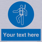 MP3028: Custom Safety Harness Sign